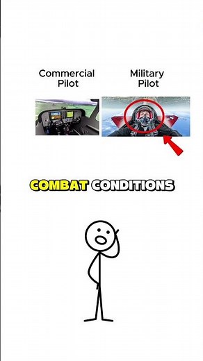 Commercial Pilot vs Military Pilot Explained in 30 Seconds