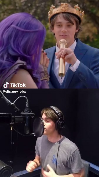 did i mention - descendant 🍎✨ #disney #disneychannel #malandben #descendants3 #descendant #mal #ben #didimention #dovecameron #mitchellhope @Dove Cameron