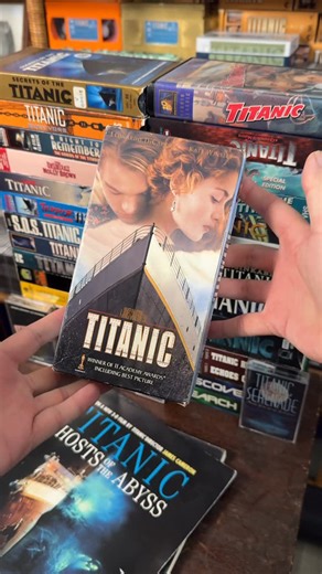 @titanicfan_97 on Instagram: "A whole box full of Titanic #vhs"