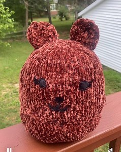 Cocoa the Bear - Sentro Knitting Machine 48 - Kneedle Pattern (PDF) - Etsy