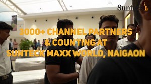 3000+ Channel Partners & counting as we unveil Sunteck MaxXWorld Naigaon, the Largest Experience Centre of Mumbai at Naigaon. #SunteckIndia #SunteckWestWorld #SWW #SunteckRealty #Naigaon #MaxX #MaxXWorld #SunteckMaxXWorld | Sunteck Realty
