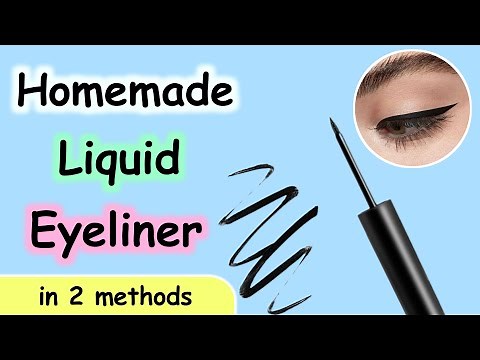 How to make liquid eyeliner at home | Diy liquid eyeliner | Homemade liquid eyeliner