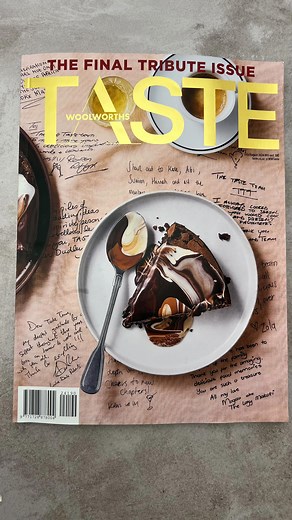 The final print. Nothing beat the feeling of paging through a new issue of Taste. Savouring the stunning images and the inspired recipes and stories. It’s been one of my happiest career highlights to write for this iconic publication. I worked with and learnt from the very best creatives. I’m so very grateful. I will miss the smell of it in paper. Looking forward to the new chapter of this heritage brand that is Taste. Grab the final collector item in store. | The Lazy Makoti