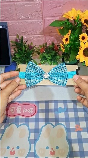 ​No-Sew Baby Headband DIY ✂️#headband#handmade#shorts