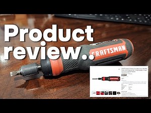 Craftsman 4V Electric Screwdriver review