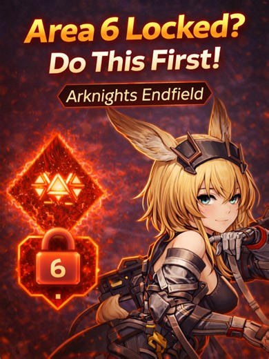 Area 6 Locked? Do This First! | Arknights Endfield Here’s what you need to do first before unlocking Area 6 in Valley’s Aberrant. #ArknightsEndfield #Endfield #Area6 #EndfieldGuide #GamingTips