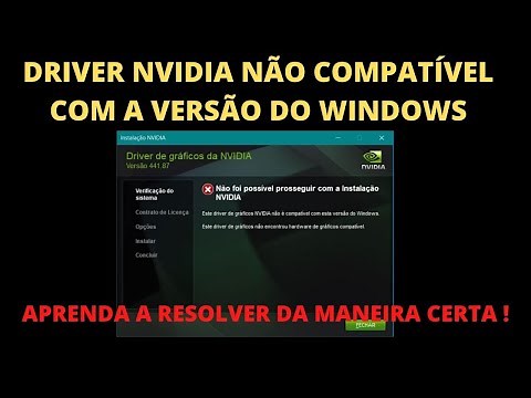 Nvidia Driver Not Compatible with Win 10/7/8? SOLVED