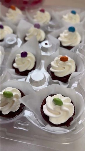 My 1st attempt at Brownie Cupcakes 🧁 🍫 🫰 #baking