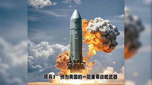 美军试射“民兵3”洲际弹道导弹