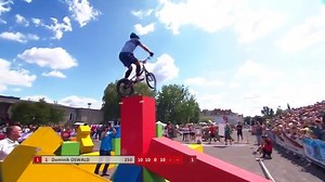 Dominik Oswald ist zum dritten Mal hintereinander Meister im Trial! 👏 | Sportschau