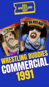 WWF Wrestling Buddies Commercial 1991 #WWF #Tonka #Wrestling #Toys #90s #BigBossman #JakeTheSnake #WWE | 90s Wrestling Guy
