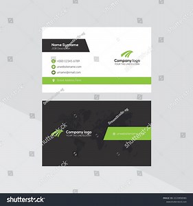 Vector Modern Creative Clean Business Card Stock Vector (Royalty Free) 2133958381 | Shutterstock