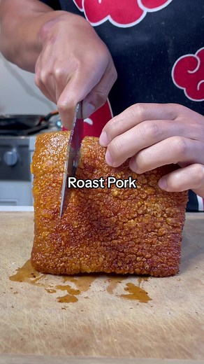 Crispy roast pork belly is just perfect for the holiday season. Full recipe in my bio! #crspyporkbelly #roastpork #holidayfood