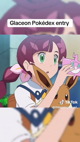 Glaceon Pokédex entry #glaceon #pokemon #pokemonanime #ashketchum #pokedex