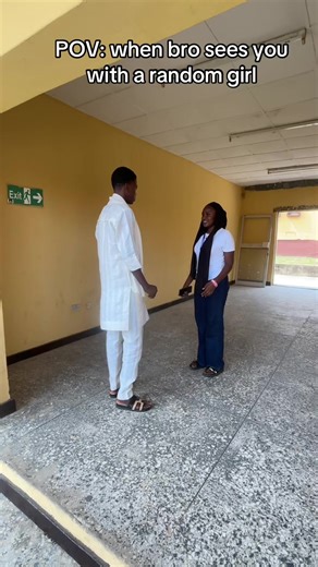 POV: When Bro Sees You with a Random Girl