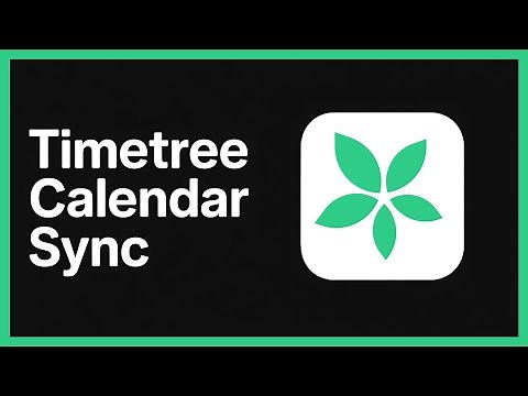 How to Sync TimeTree with Google Calendar & Apple Calendar