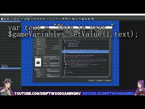 How to Store a Text String in a Game Variable RPG Maker MZ Tutorial