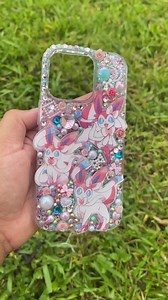 Kawaii Pink / White Anime Cartoon Monster Phone Case | Handmade (3D JUNK / BLING CASE) for Samsung / iPhone / Google Pixel / Other - Etsy