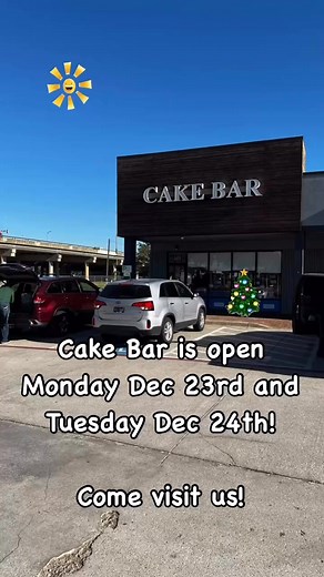Open Dec 23 and Dec 24! #cake #cakebar #cakebardallas #bakery #dallasbakery #sweets #dessert #chocolate #strawberry #cakeshop #birthdaycake #catering #dallascakes #bananapudding #poundcake #chocolatechip #cookie #cheesecake #keylime #walmart #lemon #madefromscratch #scratchbaking #buttercream #creamcheese #caramel #wedding #genderreveal #babyshower #toffee #pecan #2bite | Cake Bar