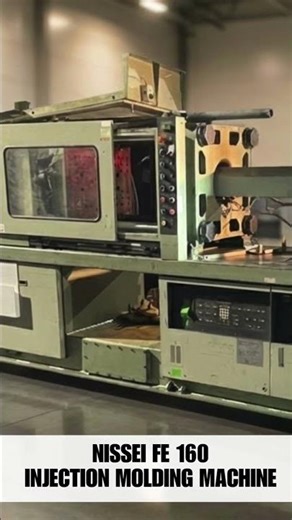 Nissei FE 160 160-Ton Horizontal Plastic Injection Molding Machine!