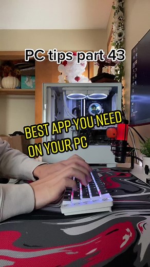 How to get all your pc games in one place 👍 #pctips #pc #pcsetup #gamingsetup #techtok #tech #tips #gaming #whitesetup #fypシ