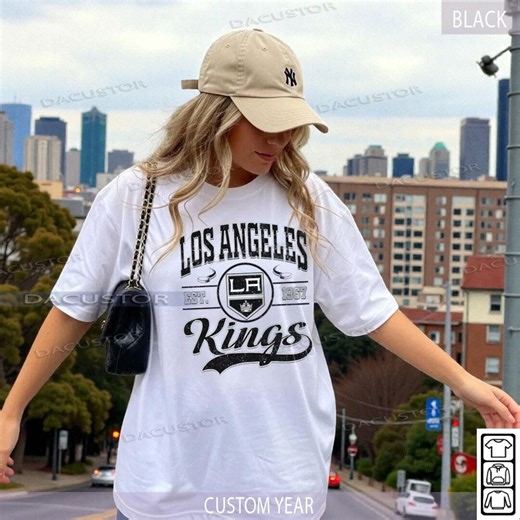 Vintage Los Angeles Kings Hockey T-shirt, LA Hockey Crewneck, Retro Kings Shirt Hoodie - Etsy