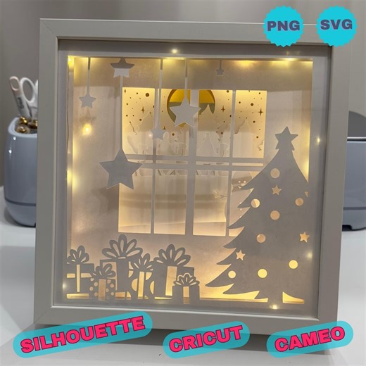 Christmas Shadow Box - Etsy