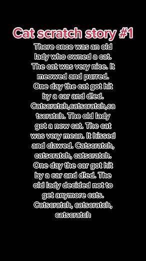 #horror #catscratch #story #horrortok | Catscratch