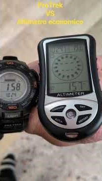 Casio ProTrek VS Altimetro economico .