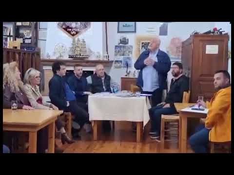 🔴 Πήλιο: Στον Άγιο Βλάσιο ο Αχιλλέας Μπέος – Συνάντηση με κατοίκους για το νερό