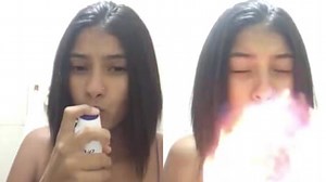 Fail: When Trying To Do The "Fire Breathing" Challenge Goes Wrong!
