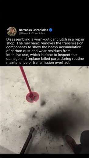 INSIDE A WORN OUT CAR CLUTCH