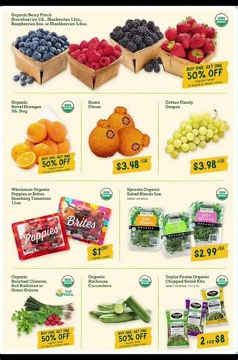 Sprouts Farmers Market Weekly Deals 4/8–4/14 | Fresh Savings, Organic Finds & Best Deals