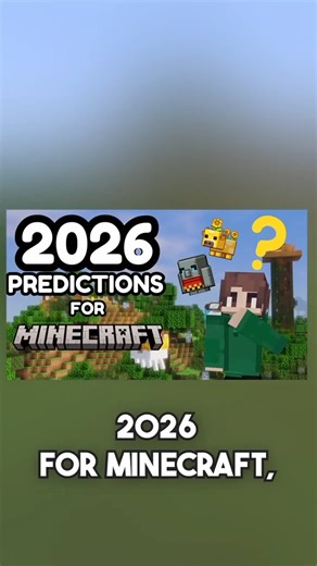 2026 Predictions for Minecraft #minecraft #epic #minecraftmeme #subscribe #mcyt #adventureteam