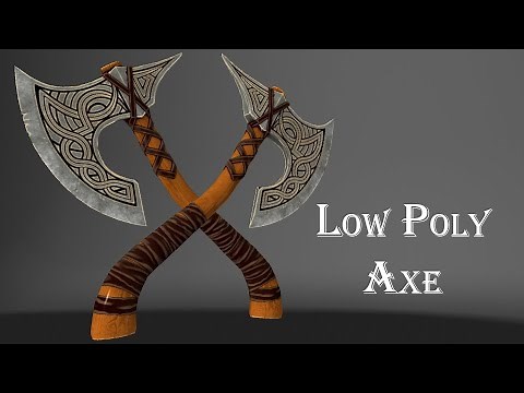 AXE MODELING & TEXTURING IN MAYA FOR BEGINNERS