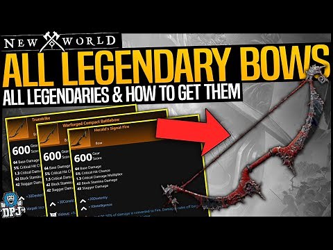 New World: ALL 11 LEGENDARY BOWS - HOW TO GET - FULL GUIDE - All Legendary Loot Locations