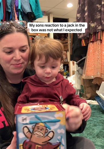Surprising Baby Reaction to Jack in the Box