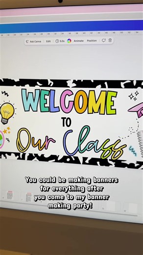 It’s going to be a partyyyy! I am going to show you not just how to make the perfect banner but how to avoid the issues that could make your banner come out blurry! Hope to see you there! 🎉