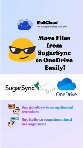 Learn how to Move Files from SugarSync to OneDrive Easily