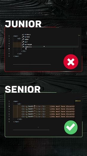 Junior vs Senior: ¿Quién escribe HTML más rápido? 😱 La diferencia REAL usando Emmet