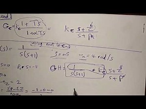 Automatic Control | PID Controller & Compensation Design Using Root Locus | Mostafa Raouf | FOE ASU