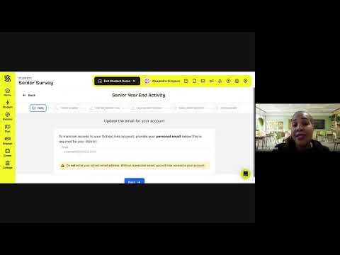 Senior Year End Survey and Final Transcript Request