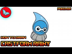 How To Draw Pokemon - Castform Rainy