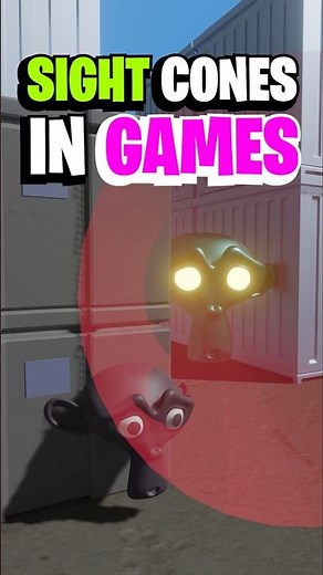 How Do Vision Cones Work in Stealth Games? #Shorts #Gaming #GamingHistory #GameDev #MGS