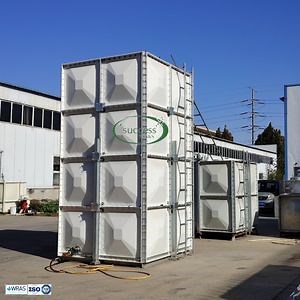 Fiberglass Panel Sectional GRP FRP SMC Fiber Water Storage Tank