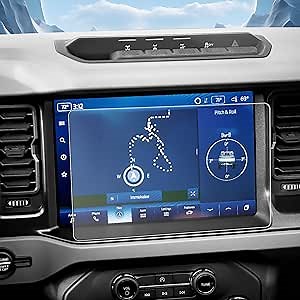 YEE PIN Bronco Screen Cover Anti Glare 2024 Bronco Screen Protector 12 Inch Matte for 2021-2024 Ford Bronco Outer Banks/Heritage/Badlands/Wildtrak/Everglades/Heritage Limited/Raptor 9H Tempered Glass