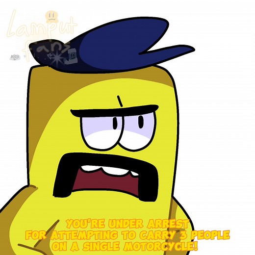 Lamput Skinny x Specs: Three People on Motorcycle Mishap