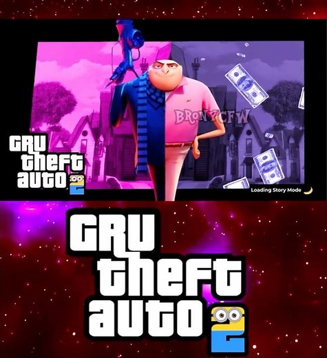 Gru Theft Auto 2 (Option 1: The Maid Minion Is Hot)