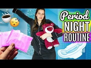 My Period Night Routine! Hacks all girls need to know!