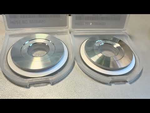 Electroformed hub dicing blade for wafers cutting